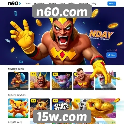 n60.com apresenta novos jogos e suas funcionalidades